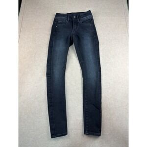 G-Star RAW Jeans Women's 23 x 28 Black Lynn Mid Rise‎ Super Skinny Stretch